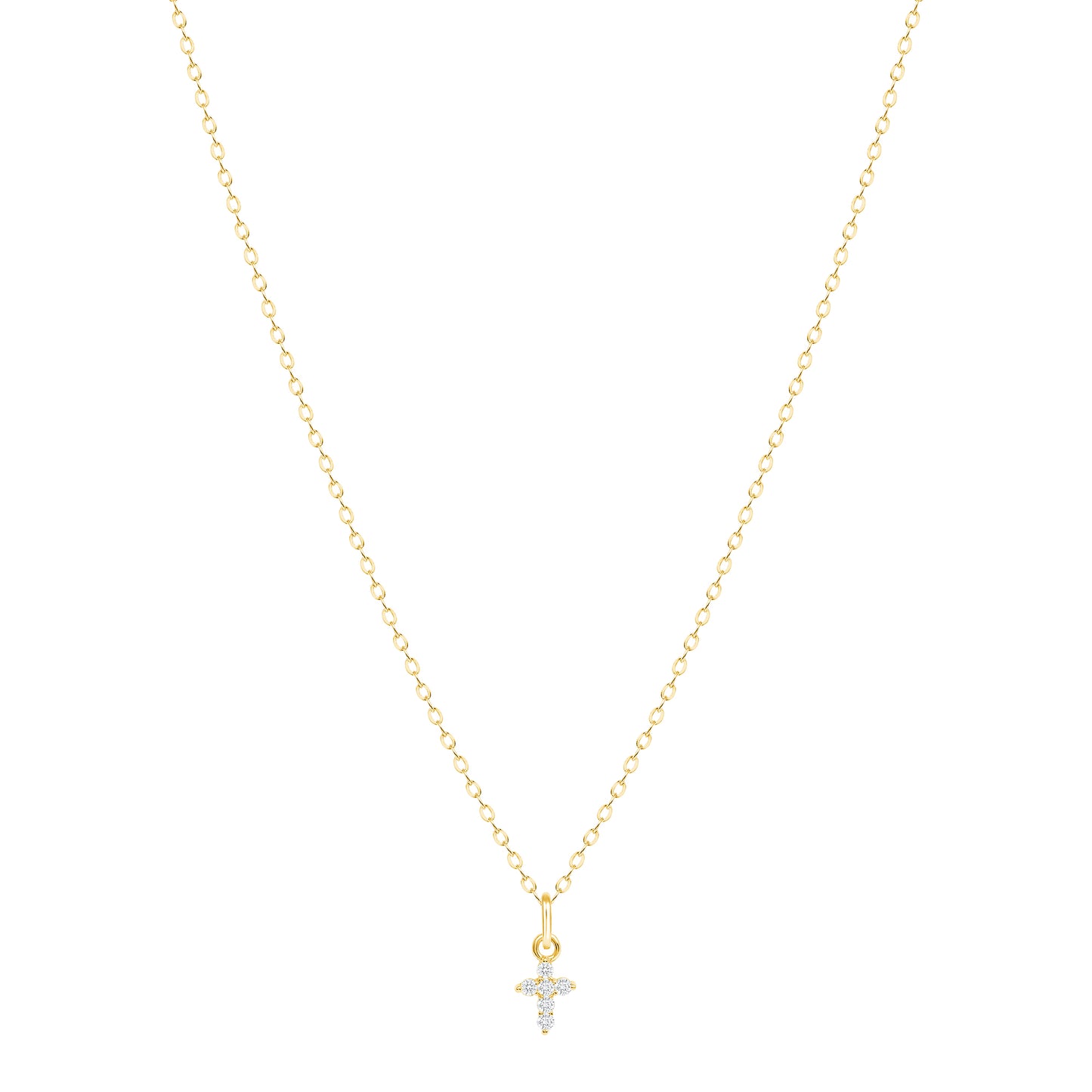 The Mini Cross Necklace