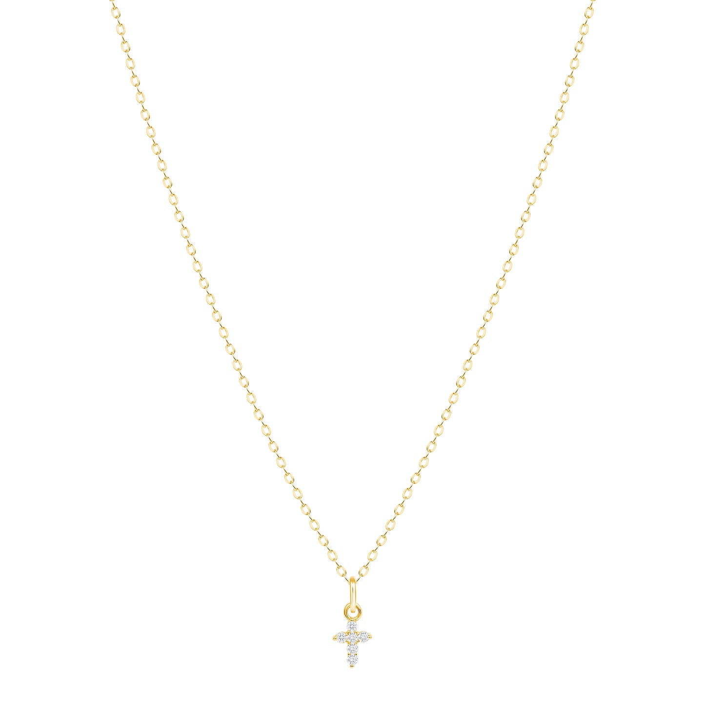 The Mini Cross Necklace